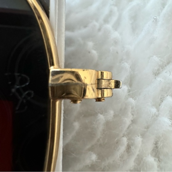 Ray Ban 56014 Pilot Aviator Gradient Sunglasses - Polished Gold / Brown - Picture 7 of 16